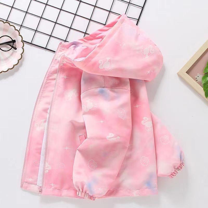 Áo Khoác Bé Gái, Áo Khoác Gió, Cho Trẻ Em, Phong Cách Phương Tây, Trẻ Em Trung Bình Và Lớn, Thời Trang, Quần Áo Mùa Thu, Thích Hợp Cho Mùa Xuân Và Mùa Thu, 2024 3