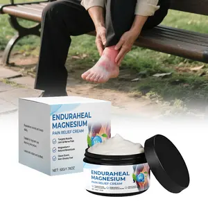 AMZ Enduraheal Magnesium Pain Relief Cream 50G Krim Perawatan Sendi dengan Gliserin Minyak Mineral & Gliserol Stearat Meningkatkan Aliran Darah Meredakan Nyeri Saraf dan Sensasi Kesemutan Tubuh Zaitun Stretchmark
