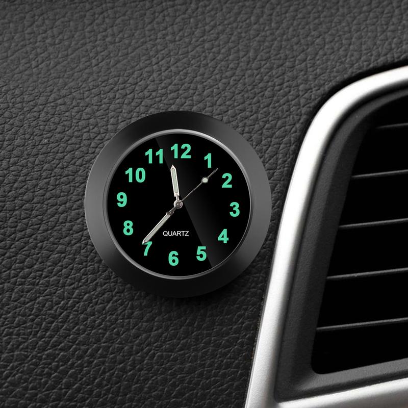Jam kereta berkilau, Jam tangan digital dalaman mini untuk Kereta, Jam digital kuarza, mekanikal, Perhiasan automatik, aksesori kereta 0