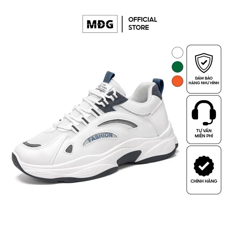 [ Freeship Extra Plus ] Giày thể thao nam sneaker MĐG022 cao cấp, trẻ trung, năng động, tăng chiều cao mới 2024 Shoes Đồng