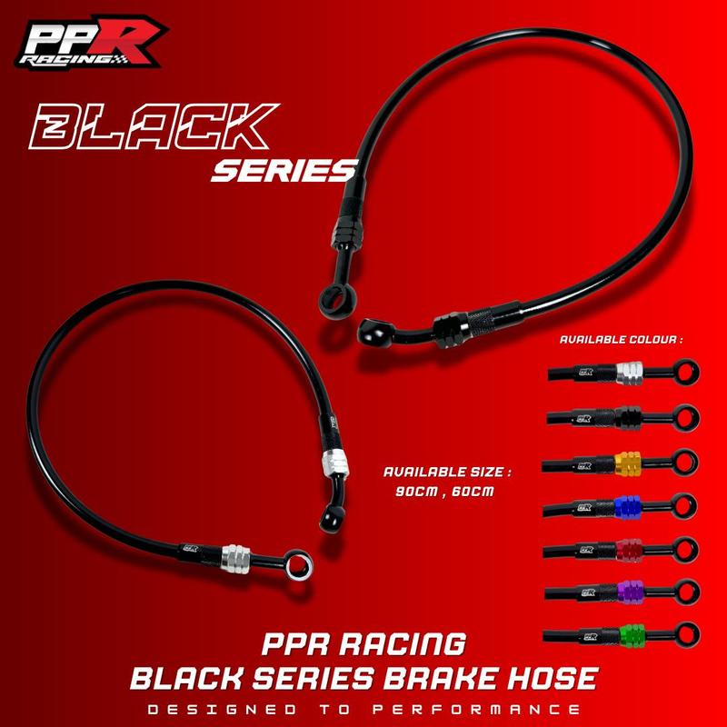 Ppr Box Brake PPR RACING BLACK SERIES BRAKE HOSE 100CM 60CM 360° ADJUSTABLE SILVER ...
