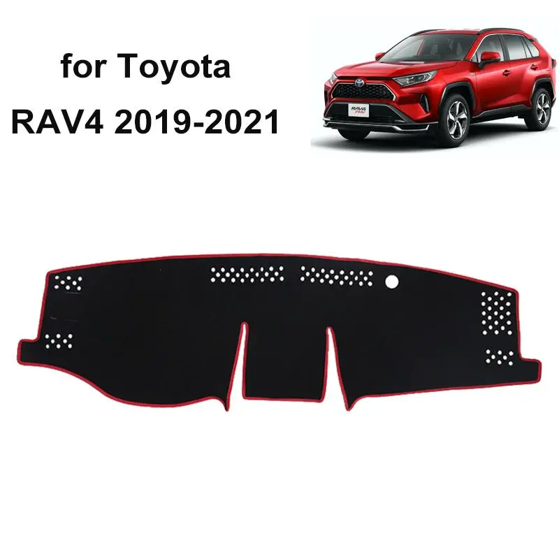 Car Dashboard Sunshade Mat, Anti-slip Car Dashboard Sunshade Pad, Car Interior Accessories for Toyota RAV4 2019-2021 0