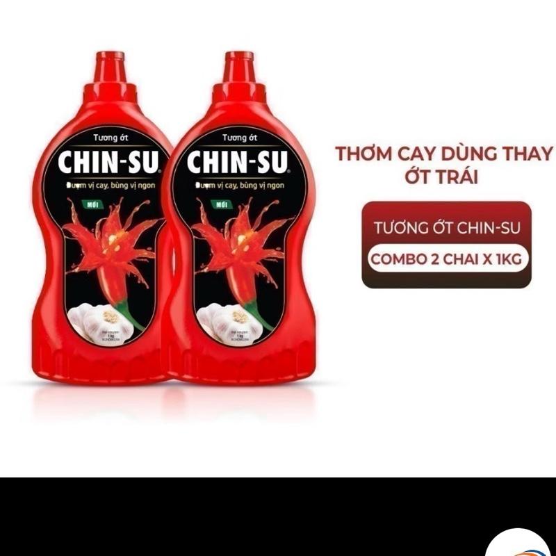 Combo 2 chai tương ớt chinsu Chai 1kg ( Tổng 2kg)