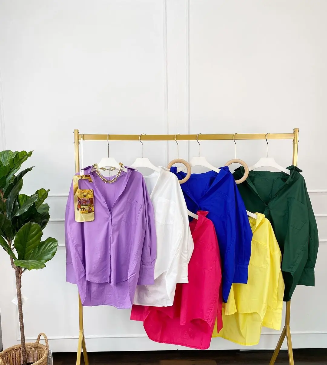 ZABA Shirt Kemeja Wanita Katun Poplin Premium Ide Gaya Formal Casual Basic Jumbo Oversize