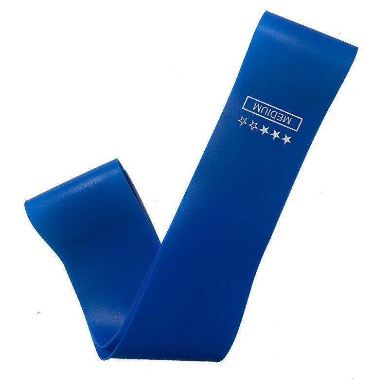 Product Introduction of Sports Elastic Band Blue Fitness Women's Tension Resistance Band Beginner Tight Squat Hip Elastic Force Circle Strain Relief Bushing 9