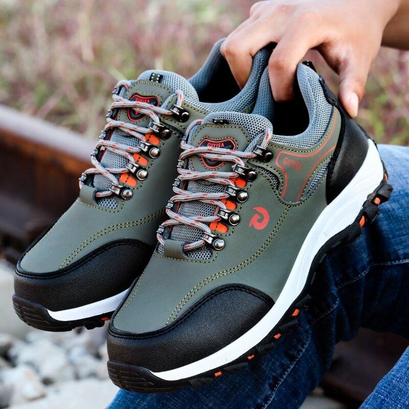 Brand GenGeGo( 3 Days Delivered COD)Men's Safety Shoes Work Shoes Men's Work Boots Steel Toe Shoes Puncture Outdoor Construction Safety Sneakers Men Steel Toe Work Safety Boots 5