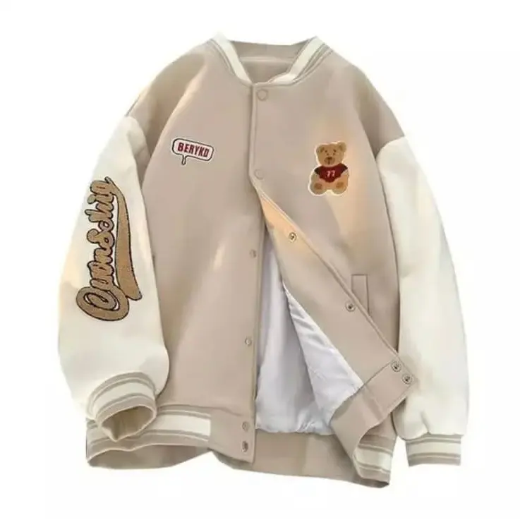 BERRY BEAR VARSITY BASEBALL JACKET BASEBALL