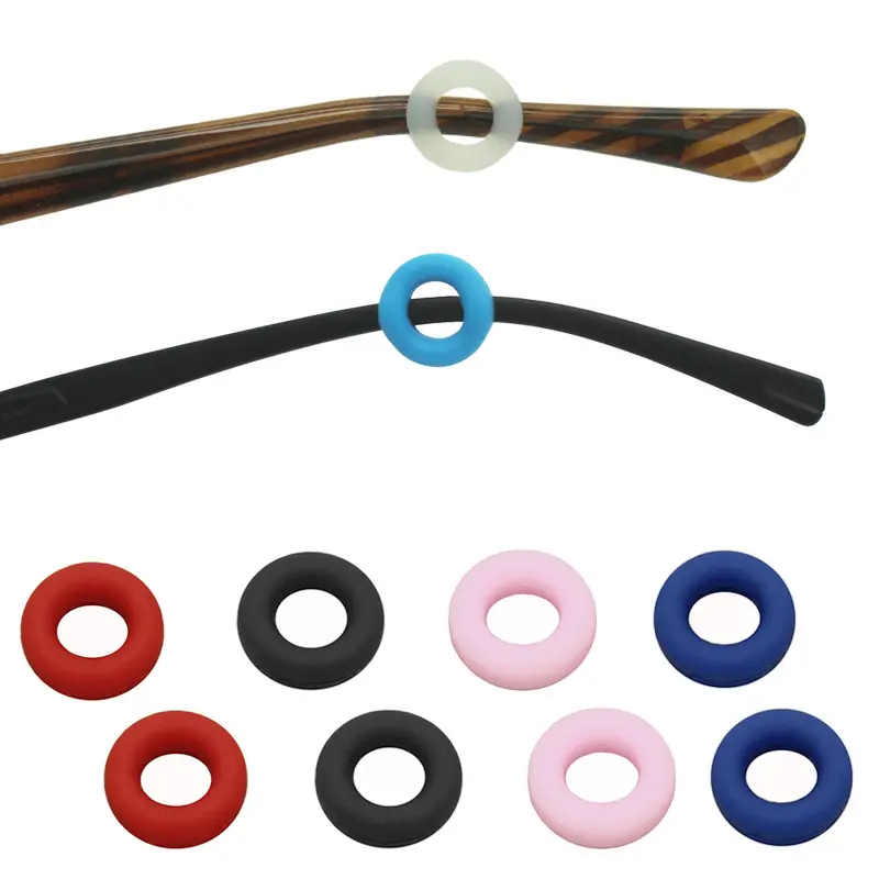 Glasses silicone anti-slip ring color silicone ring foot cover ear hook anti-slip anti-slip eye accessories candy color ear Holder