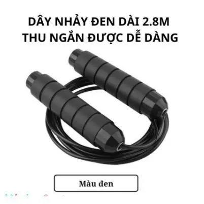 Dây Nhảy Thể Dục Có Tạ Sắt Có Lõi Thép Tập Thể Thao Có Thể Điều Chỉnh Độ Dài Dây, Hỗ Trợ Luyện Tập, Tăng Sức Bền Cao Su dây  nhảy kìm  bóp dây  nhảy 6