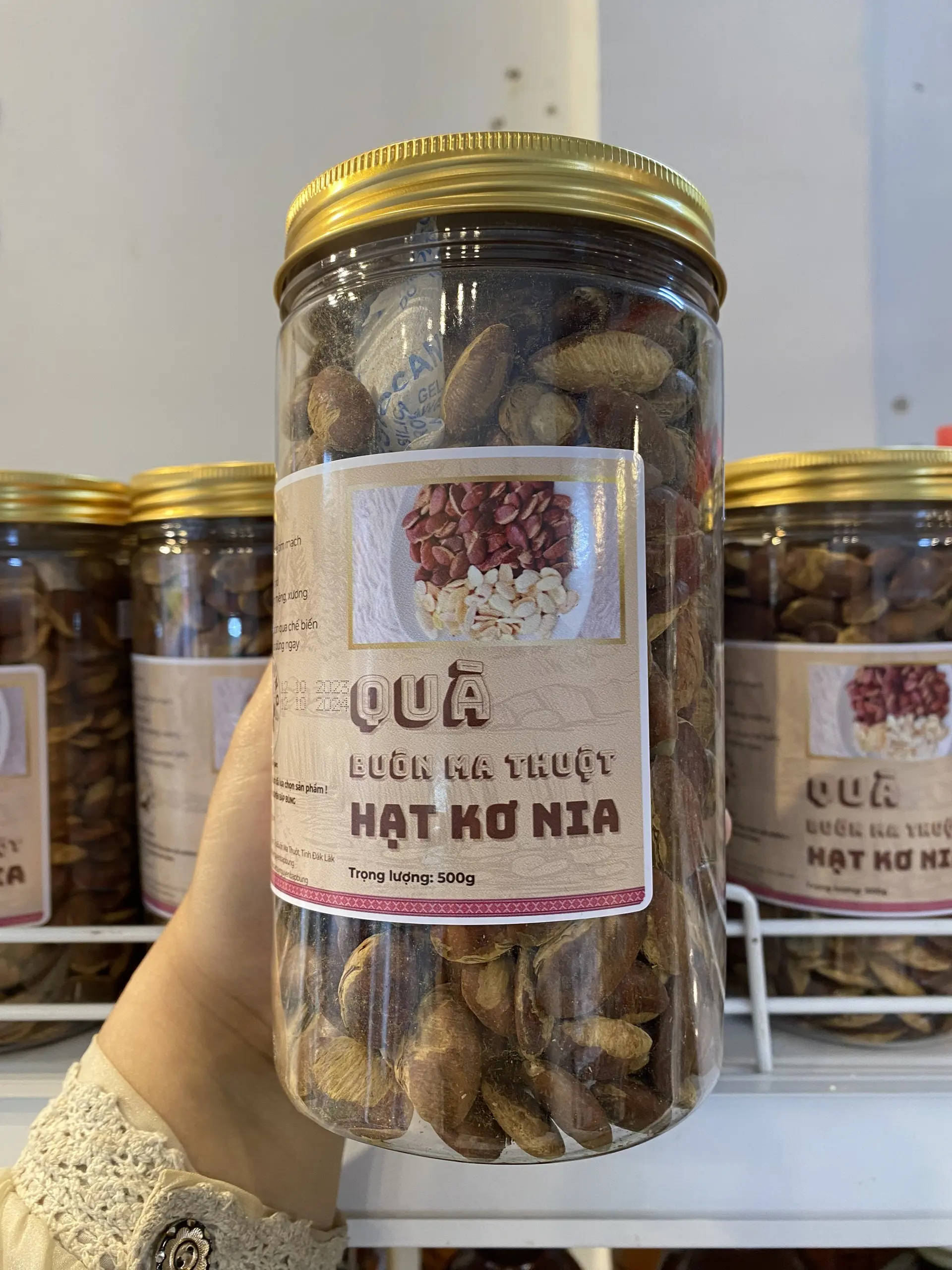 Hạt Kơ Nia rừng (Thơm bùi - Độc lạ) - Hủ pet 500g - 1kg | Hạt chọn kỹ | Đặc sản Đăk Lăk từ cây Konia biểu tượng