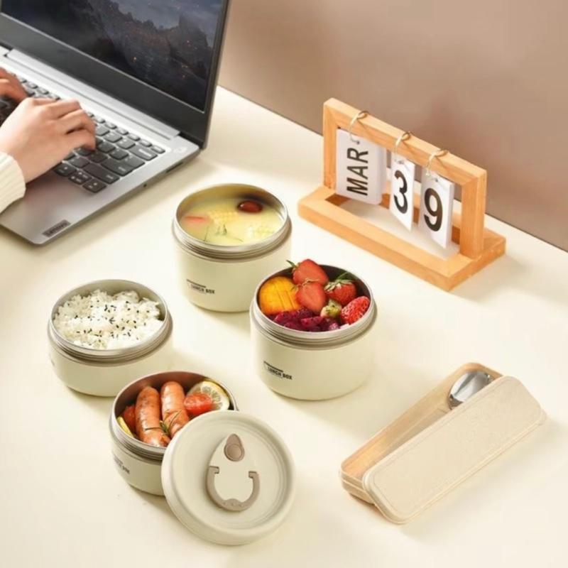 [TĂNG TÚI + ĐÜA THÌAJ Hộp đựng cơm giữ nhiệt 2, 3,4 tầng dùng được lò vi sóng ,Hộp com trưa văn phòng cách nhiệt bảng thép không gì tặng kèm túi hop com 6