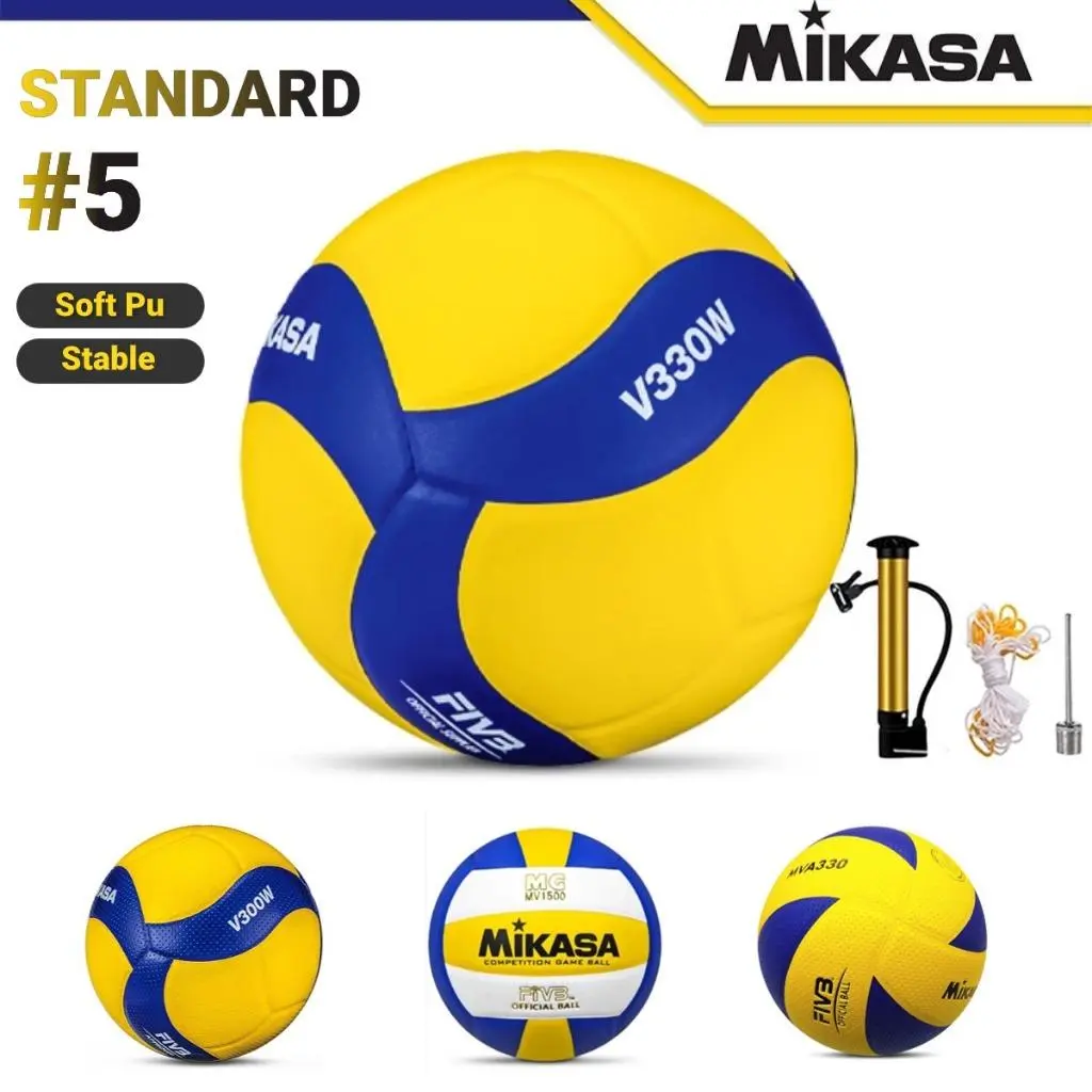 Original Mikasa V330W size 5 volleyball ball Competition Training Soft PU leather Volleyball Olympic