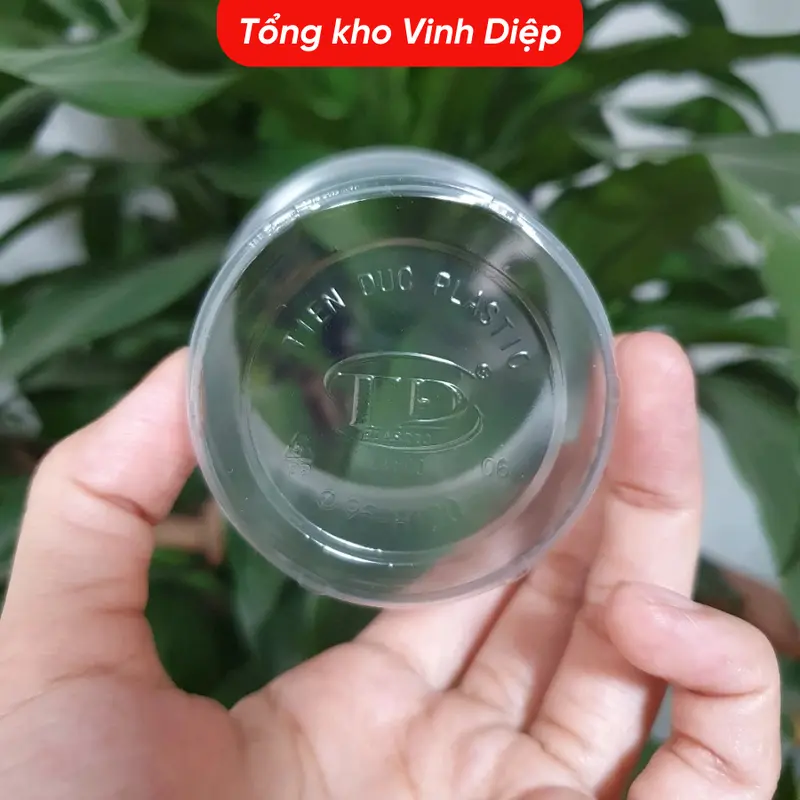 Cốc nhựa dùng 1 lần size 125ml, 220ml , 280ml, 300ml, 400ml, 500ml ( có nắp, ko nắp ) 8