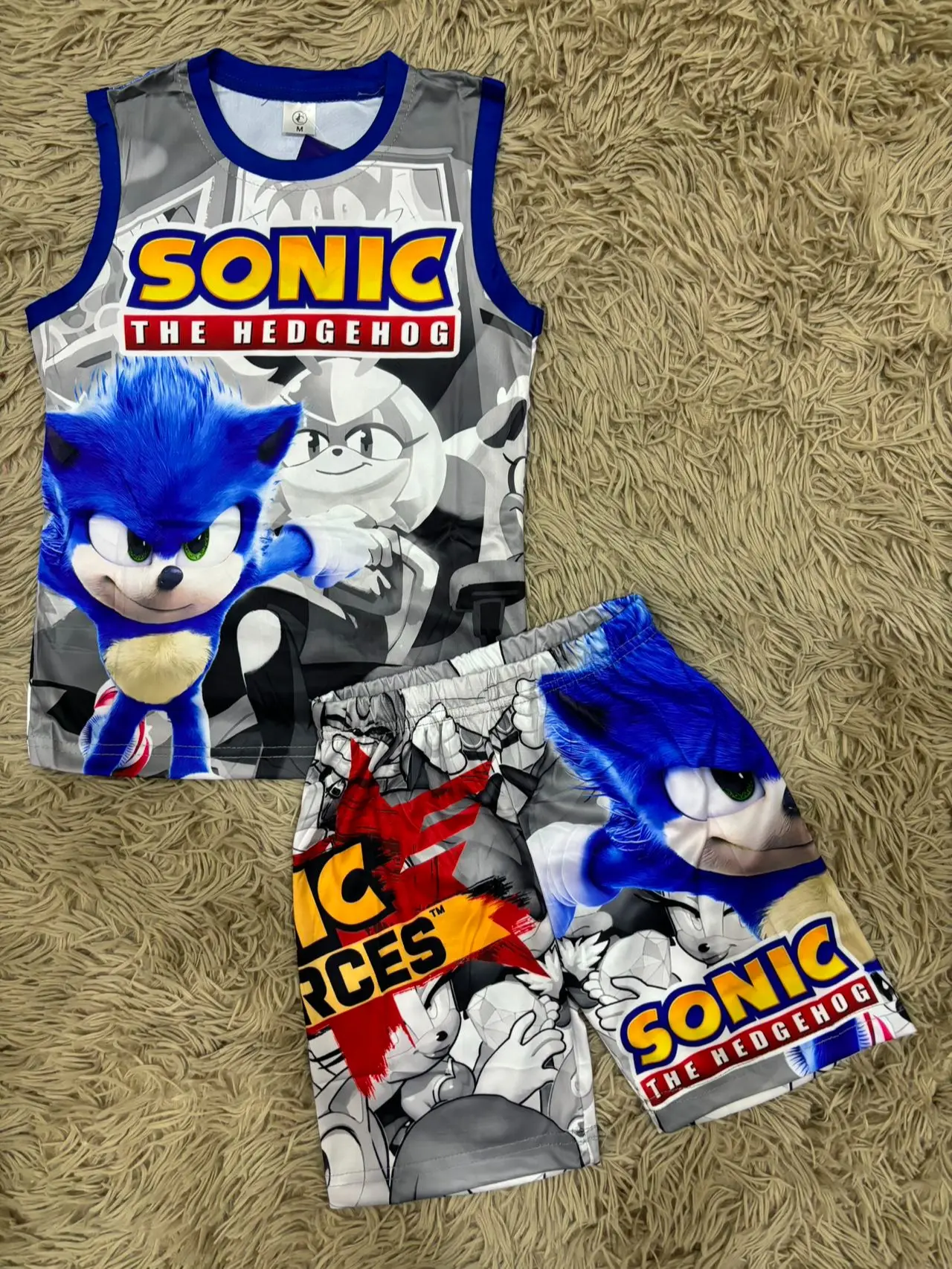 Kid's jersey terno 2-7yrsold sonic