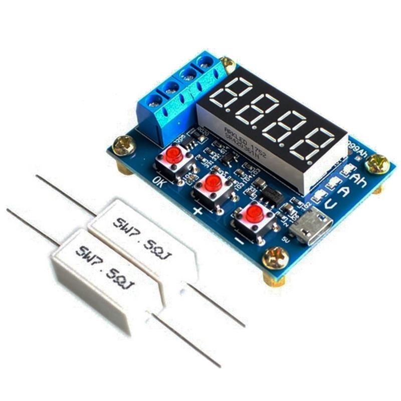 1.2V-12V Battery Capacity Meter Discharge Tester Analyzer 18650 Lithium Ion Lithium Lead Acid Battery Capacity Meter 1