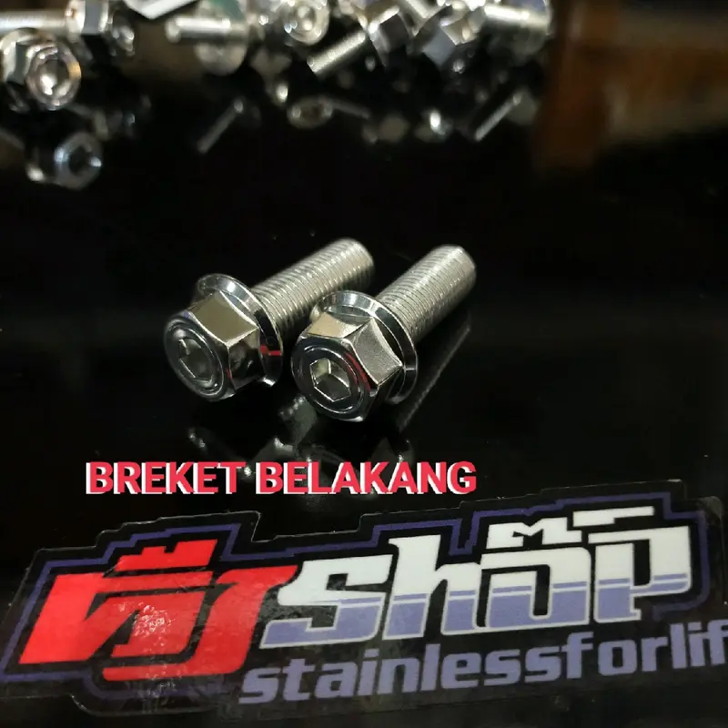NEW baut probolt 2 KUNCI hexagon NMAX/AEROX NEW Steinlis Heng original anti karat 3