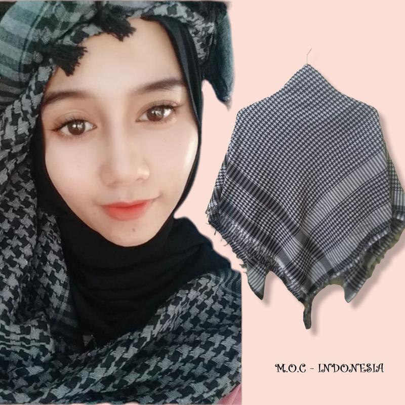 Product Introduction of Sorban Hijab Wanita Model Sorban Palestina BahanPoliester Katun Kain Putri 22
