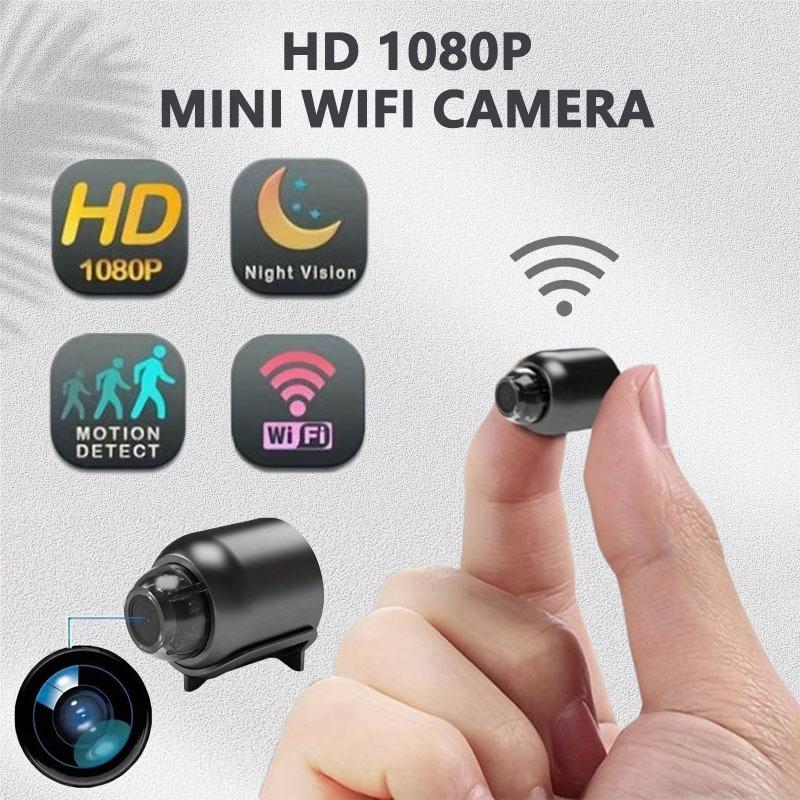 Product Introduction of HD 1080P Mini WiFi Surveillance Camera 2.4G WiFi Baby Monitor Night Vision Motion Detection Camera Family Security Camera Monitoring Wide-angle Detection IP Camera (not Including TF/SD Card, Need To Purchase Separately) Without Battery 1