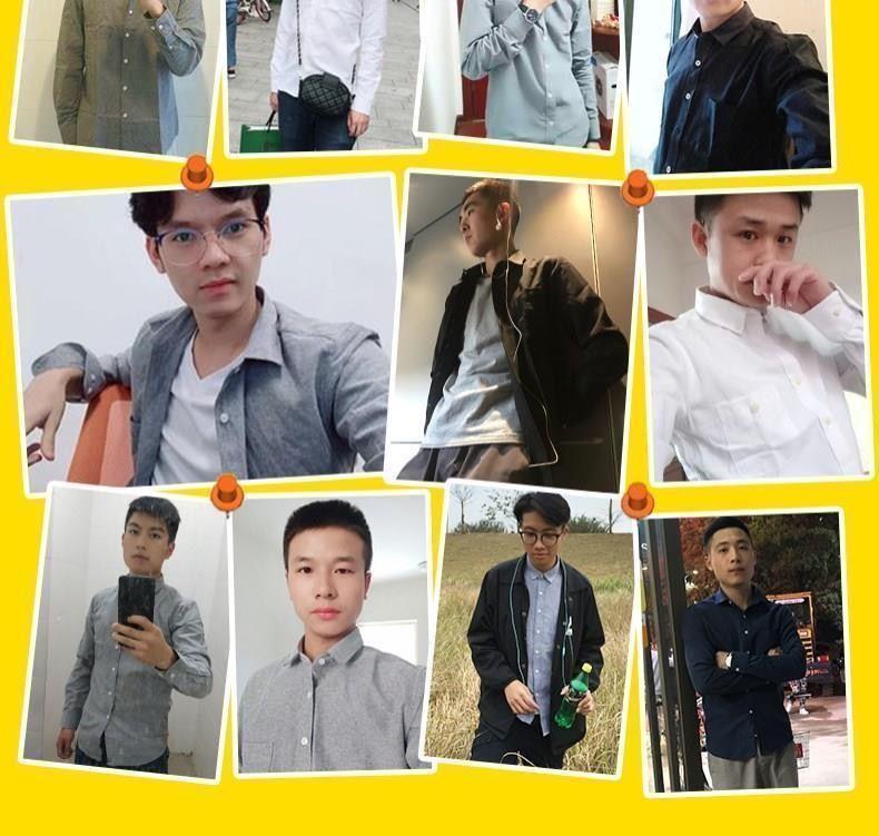 Product Introduction of Áo Sơ Mi Denim, Mỏng Mùa Hè, Dành Cho Nam Giới, Dài Tay Áo, Phong Cách Hàn Quốc, Hợp Xu hướng, Thông Minh Và Dễ Phối Đồ, Thường Ngày, Quần Áo Mùa Xuân, Inch, 2022 2