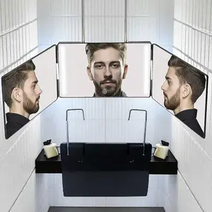 Cermin Make Up Gantung Hanging Bathroom Mirror 3 Fold