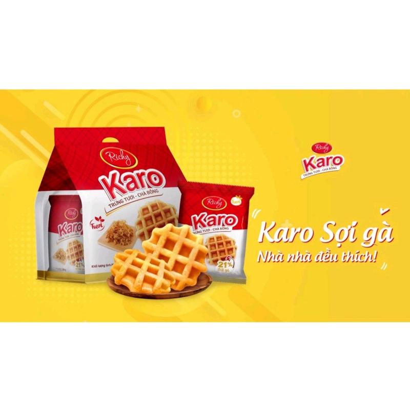  Bánh Karo Sợi Gà Richy   Túi 6 Gói  