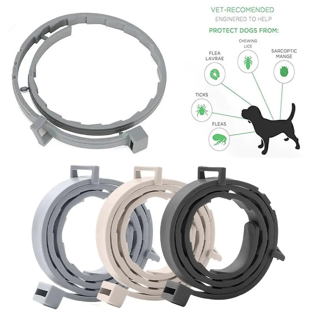 Pet Puppy Dog Collar Anti Flea And Tick Adjustable COLLAR AND LEASH PET Q4G7
