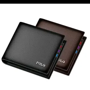 Dompet Pria Murah Dompet Fashion Pria Dompet kartu Dompet  kulit sintetis Dompet Harga Grosir FREE BOX Dompet Pendek Uang