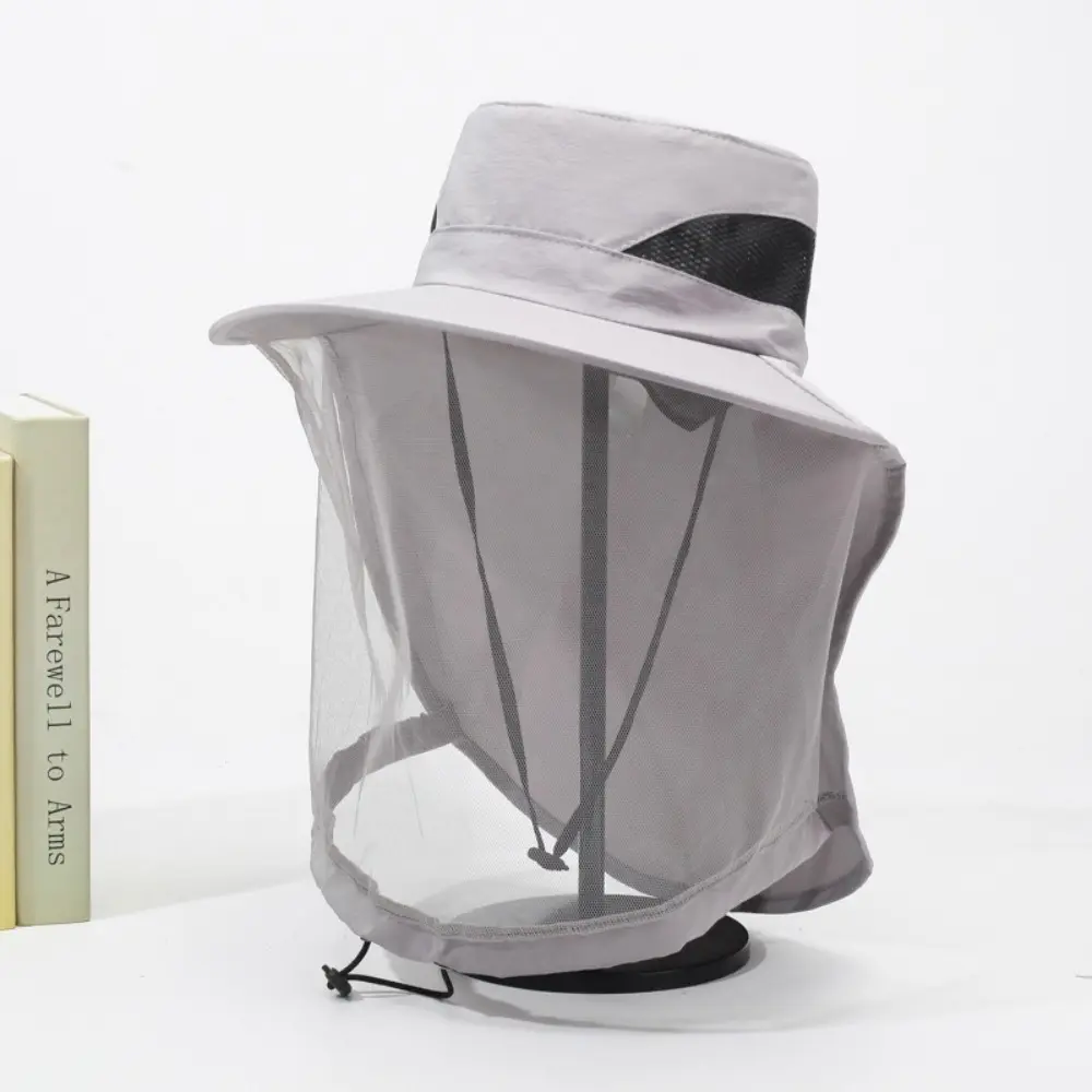Mũ Bucket Chống Muỗi, Hàng Mới Về, Lưới, Chống Ong, Mũ Bảo Vệ Người Chăm Ong, Dành Cho Nam Và Nữ