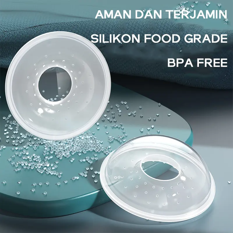 DADAWARD Wadah Penampung Asi Silikon Breast Pad Saver Shield/ Breast Milk Collector Bayi Menyusui Protector Ibu 4