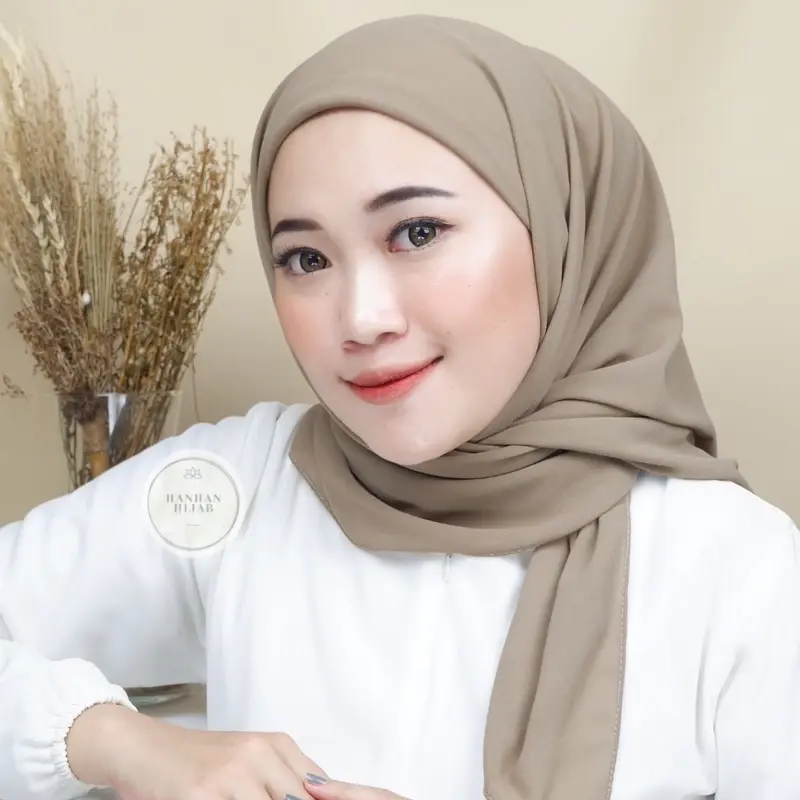 Hanhan Hijab - Segiempat Inner 2 Layer Ceruty Babydoll Premium (Segi Empat Ciput Inara) 6
