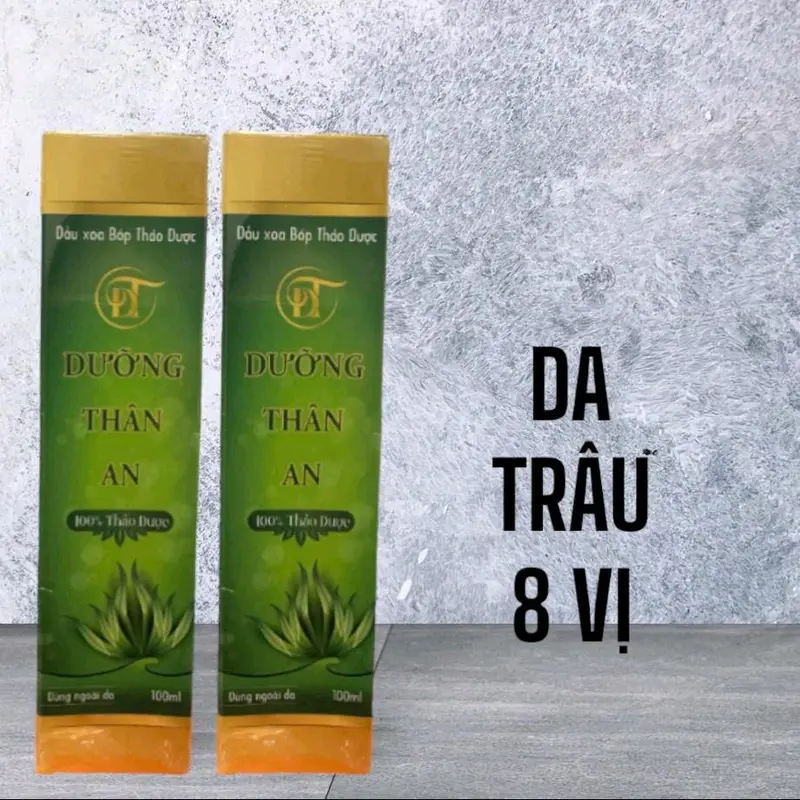 2 chai dầu xoa bóp Dưỡng thân an tặng Da trâu 8 vị thiên nhiên 2 lít 4