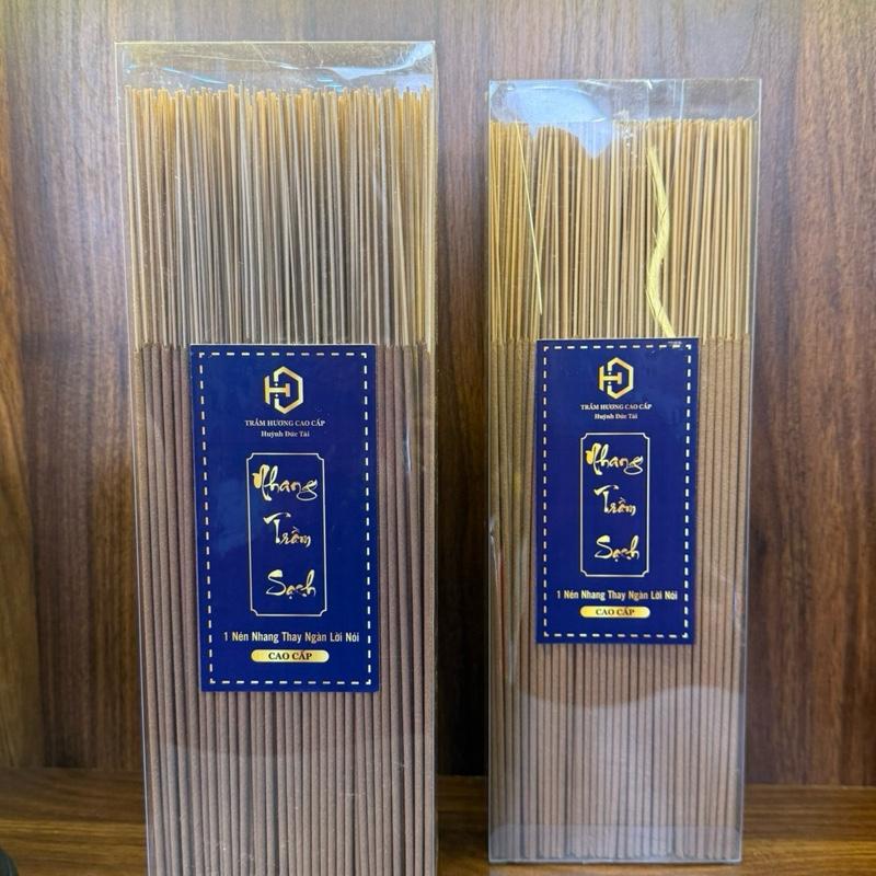 Nhang Trầm Sạch Trầm Hương Tự Nhiên Loại Cao Cấp Hộp Dài 40cm-500gr