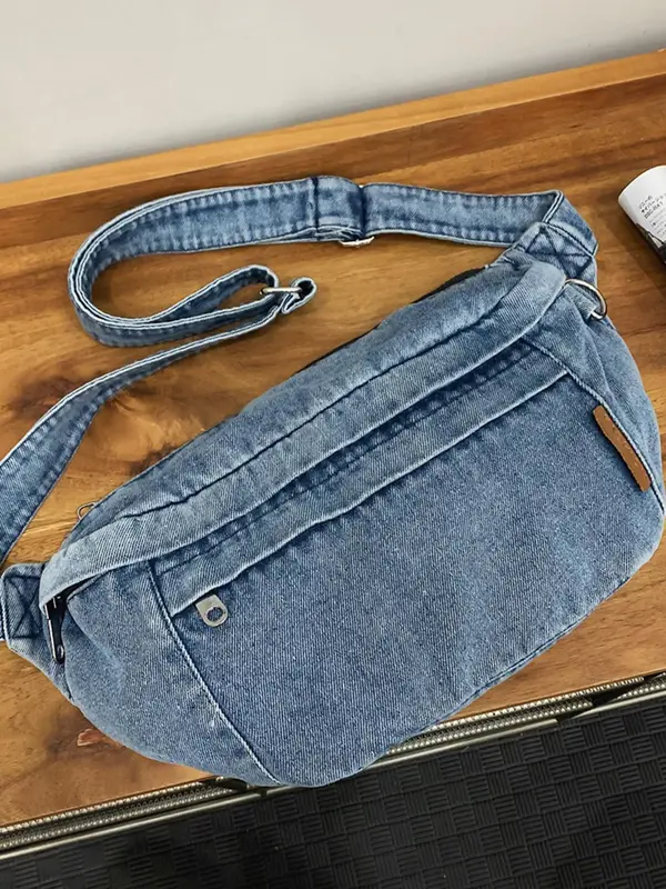 Fashionable Shoulder Bag, Casual Versatile Chest Bag for Men and Women, Simple All-match Crossbody Bag for Daily Travel, Easy To Carry, Office Workers Commuting, Students in Class 3