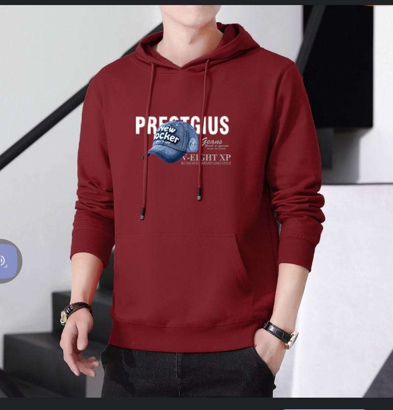 Product Introduction of áo nỉ nam nữ hoodie túi mũ  forn rộng hình cái mũ 3