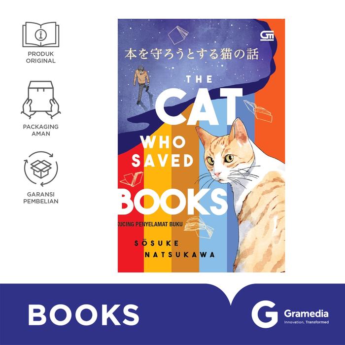 Gambar Novel Kucing Penyelamat Buku (Nosuke Satsukawa) - - dari Gramedia Kota Administrasi Jakarta Timur 4 Tokopedia