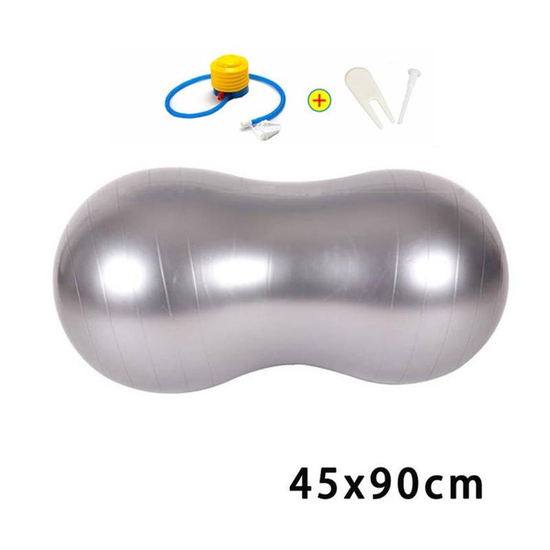 Yoga & Pilates Peanut Ball Bola Hamil Kesehatan Anti Burst Olahraga Yoga Gym Otot 5