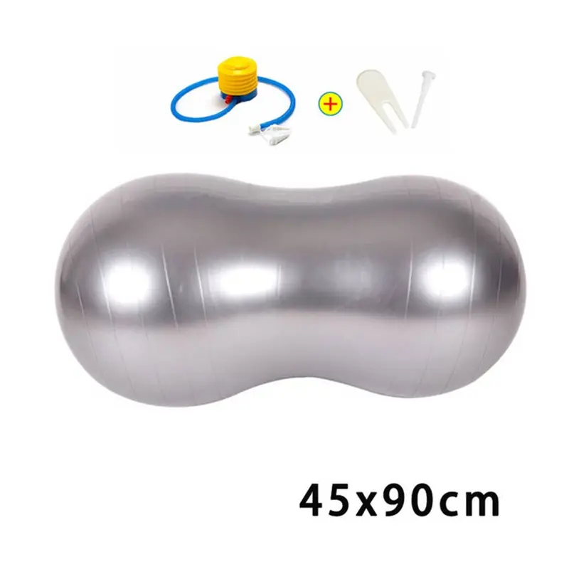Yoga & Pilates Peanut Ball Bola Hamil Kesehatan Anti Burst Olahraga Yoga Gym Otot 5