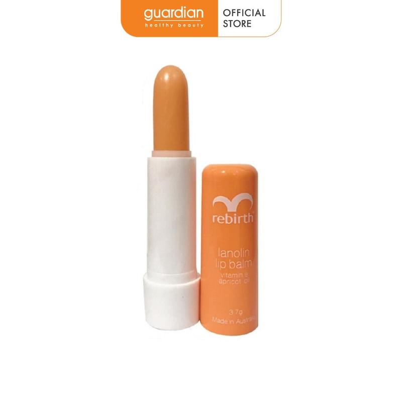Son Dưỡng Môi Rebirth Lanolin Lip Balm Vitamin E & Apricot Oil Rb14 Chiết Xuất Nhau Thai Cừu 3,7Gr