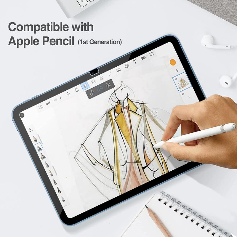 Tempered Glass Screen Protector, 2 Counts Protector For IPad 10.9 10th Generation 2022 Screen Protector A2696/A2757/A2777, Tempered Glass Film Guard For IPad 10th Gen 10.9" 2023 2022 3