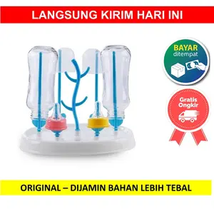 Promo Rak Pengering Botol Susu Bayi Tirisan Gelas Pengering Baby Bottle Drying Dot Tempat Feeding Dryer Drainer Alat Cod