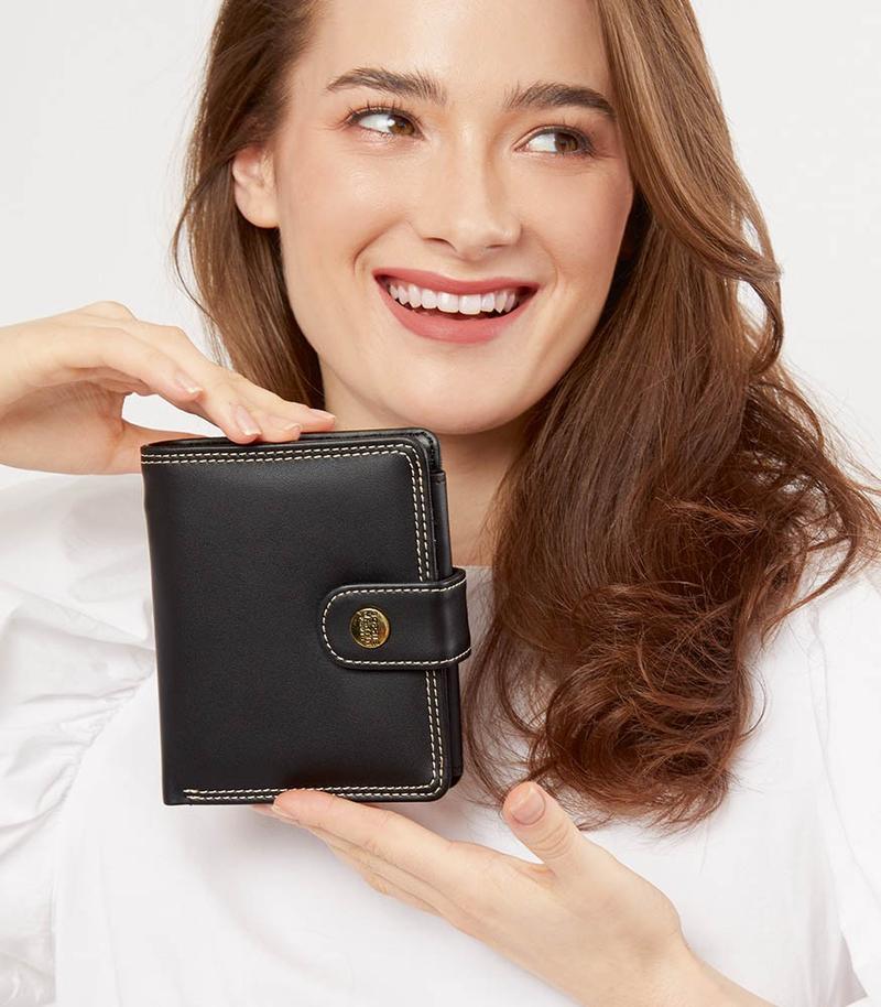 Product Introduction of MONACO Wallet sophie martin paris promo Dompet Pendek Kulit PU Hitam Kartu Uang 3