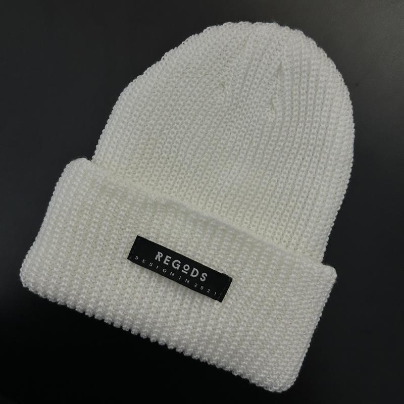 Nón Len dệt thêu tag logo REGODS FORM NÓN NGẮN - NHỎ  nữ  - BEANIE SS2