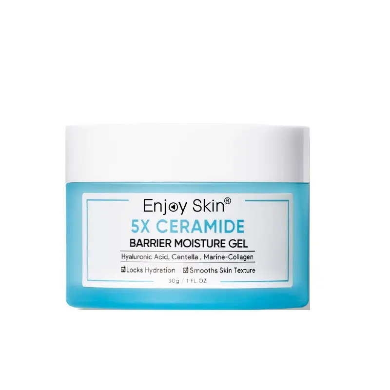 5XCeramide Moisturizing Cream, Hydrating Moisturizing Gel, Hyaluronic Acid Cream, Face Serum, Skincare Set