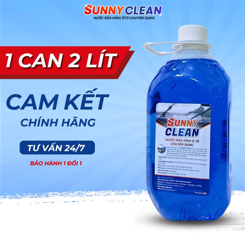 Nước Rửa Kính Ô Tô SunnyClean Chuyên Dụng Chính Hãng,Không Cần Pha Loãng,Hạn Sử…