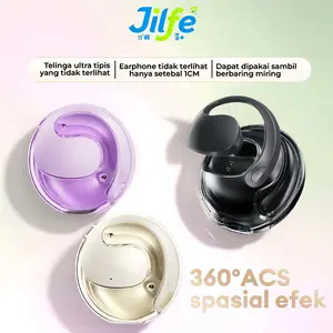 【Jlife】BY01 OWS Bluetooth V5.3 Gaming Music Sports Earphone Stereo Nirkabel Kualitas Tinggi Low Latency Super Long Battery Life Dengan Mic HD Call Headset