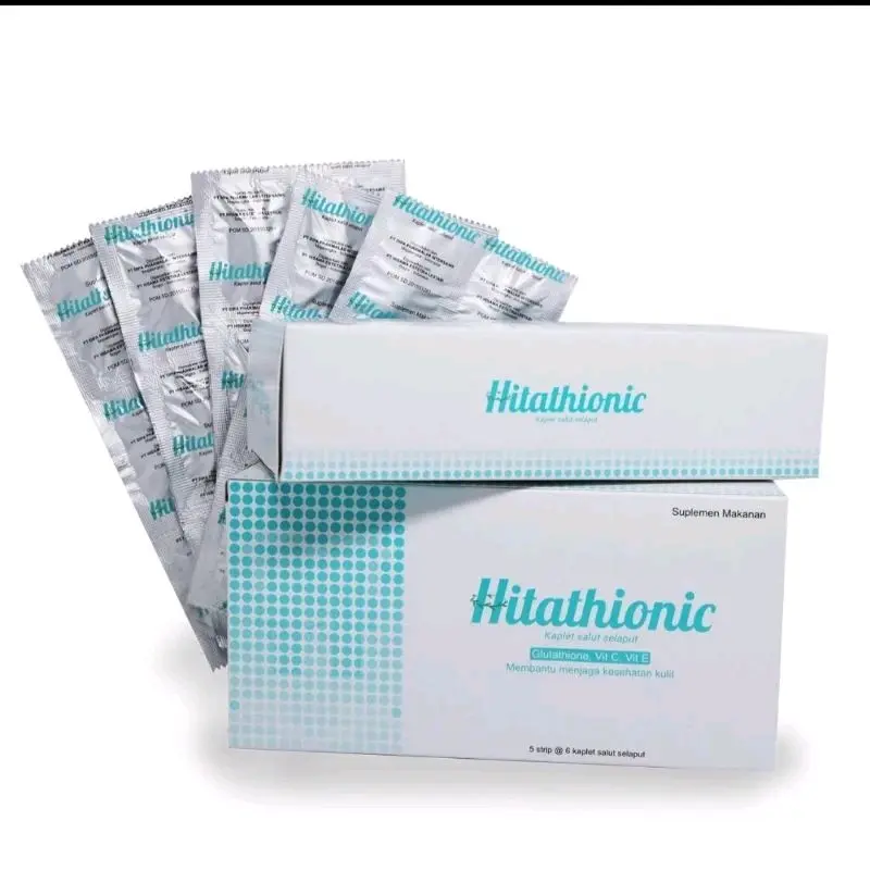 (ETALASE 10 KAPLET) HITATHIONIC PEMUTIH KULIT 0