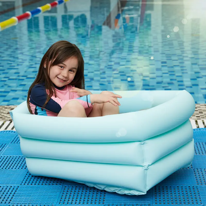 Baby Inflatable Baby Bathtub Children Swimming Pool Children Bath Bucket Children's Bath Tub Foldable