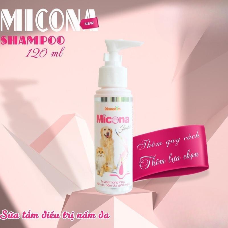 Sữa tắm micorna ngăn ngừa nấm viêm da cho chó mèo 6