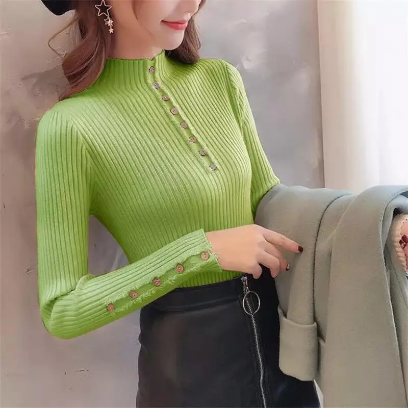 Atasan wanita rajut kancing batok variasi 828 6