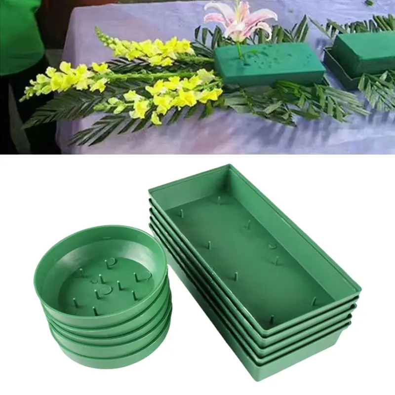 Khay Xốp Hoa, Để Cắm Hoa, Bình Trang Trí, Hộp Đựng Bát Hoa, Đĩa Cố Định Bùn Hoa, Thích Hợp Cho Hoa Lối Đi Đám Cưới Và Tiệc Tùng, UKS